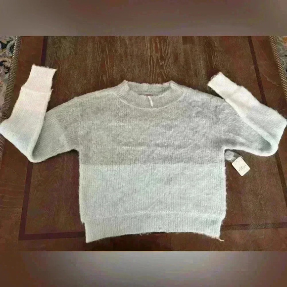 NWT Free People Autumn Sky Pullover Sweater - XS - Picture 2 of 7
